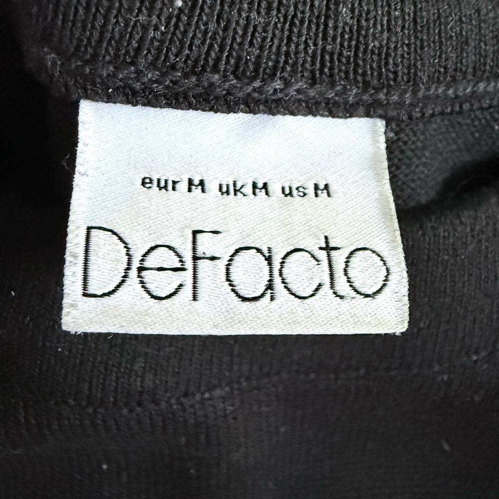 Lot of 2 Men’s Sweaters – Piazza Italia (Navy) & DeFacto (Black) Size M - Picture 5 of 16